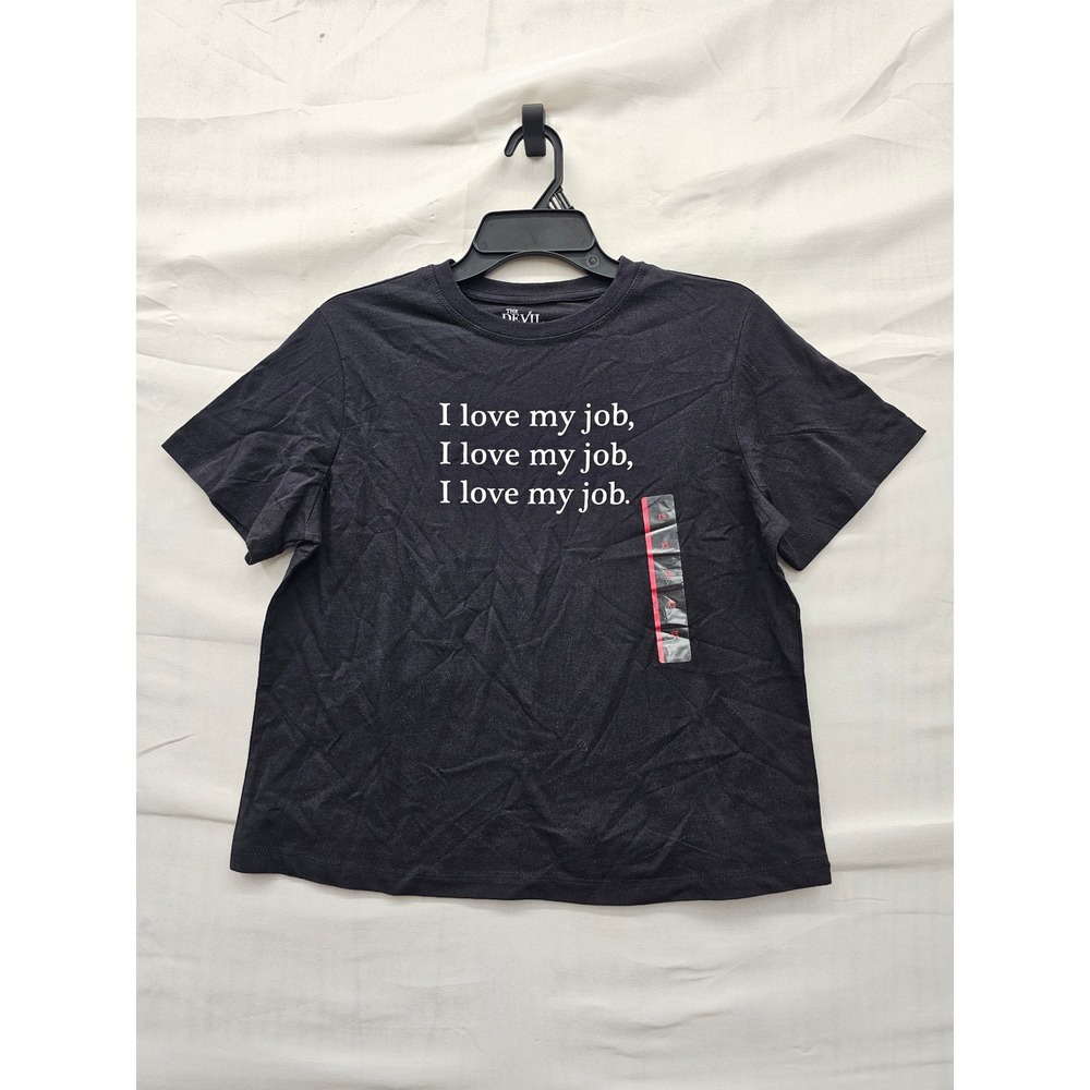 Grayson/Threads Womens The Devil Wears Prada T-Shirt Black Cotton Casual Size XS